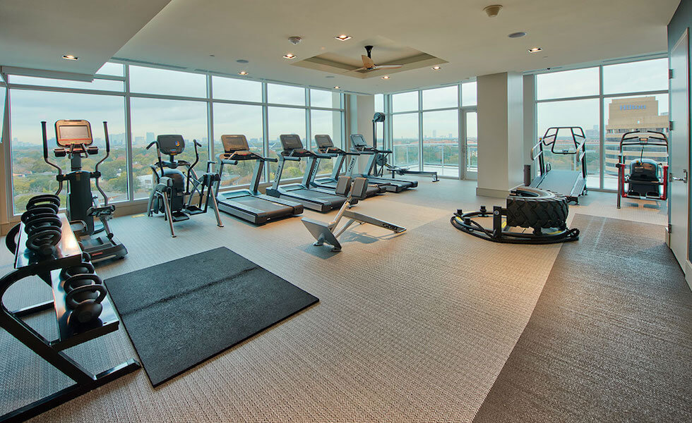 Cardio Machines In Our Houston Apartment's Wellness Destination